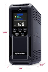 CyberPower LCD Intelligent uninterruptible power supply (UPS) Line-Interactive 1.35 kVA 815 W 12 AC outlet(s)