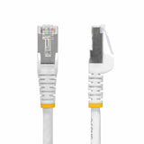 StarTech.com 10ft White CAT8 Ethernet Cable, Snagless RJ45, 25G/40G, 2000MHz, 100W PoE++, S/FTP, 26AWG Pure Bare Copper Wire, LSZH, Shielded Network Patch Cord w/Strain Reliefs, Individually Tested