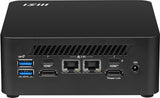 MSI CUBI NUC 1MG-295US PC/workstation Intel Core 3 100U 16 GB DDR5-SDRAM 512 GB SSD Windows 11 Pro Mini PC Black