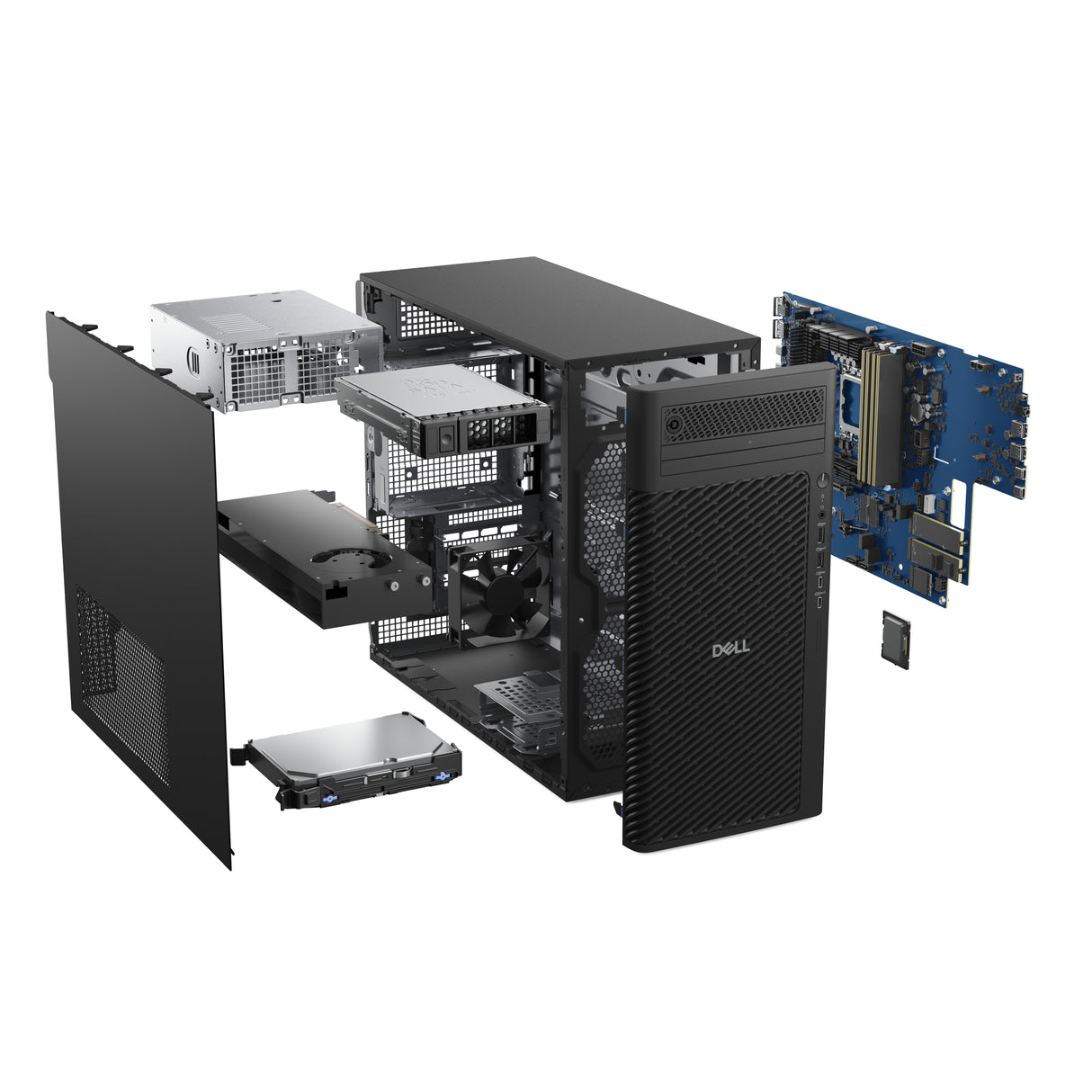 DELL Pro Max FCT2250 T2 Intel Core Ultra 7 265 16 GB DDR5-SDRAM 512 GB SSD AMD Radeon Pro W7500 Windows 11 Pro Tower PC Black