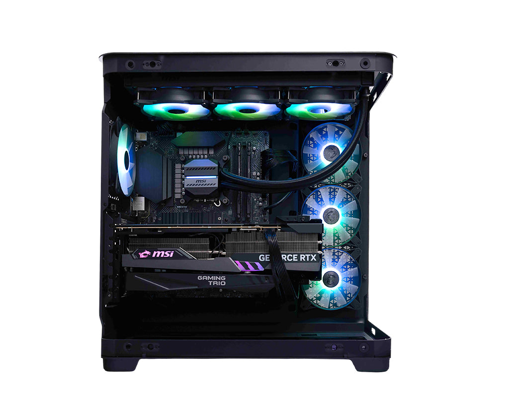 MSI VISION ELITE RS 14NUI9-679US PC Intel® Core™ i9 i9-14900KF 64 GB 2 TB SSD NVIDIA GeForce RTX 4090 Windows 11 Pro Desktop Black