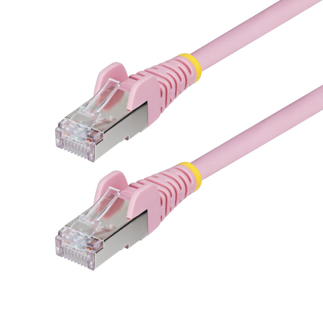 StarTech.com 6ft Pink CAT6a Ethernet Cable, Snagless RJ45, 10GbE, 100W PoE++, S/FTP, LSZH, 27AWG Pure Bare Copper Wire, 500MHz, Shielded Network Patch Cord w/Strain Reliefs, Individually Tested/ETL Verified