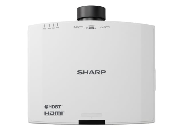Sharp Standard throw projector 8000 ANSI lumens 3LCD WUXGA (1920x1200) 3D White