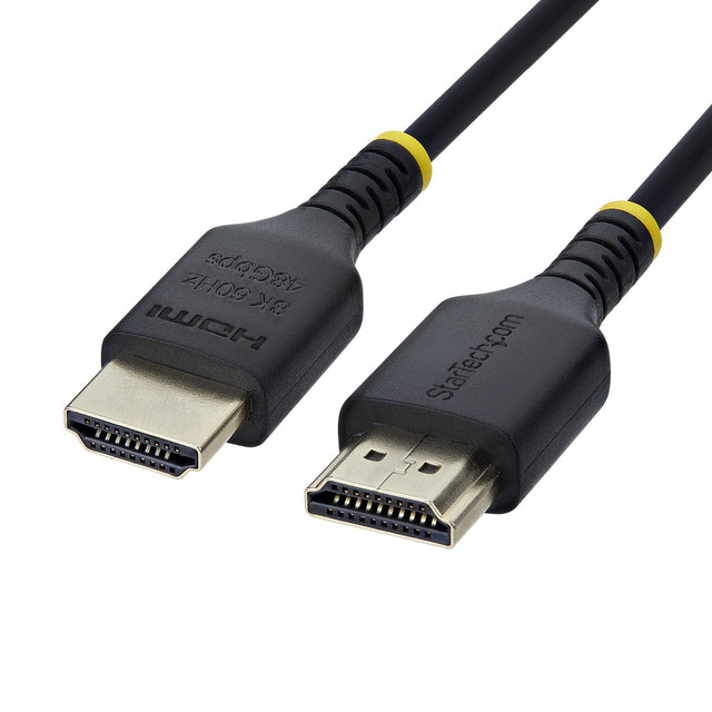 StarTech.com HDMI21-CBL-SLIM-50C HDMI cable 0.5 m HDMI Type A (Standard) Black