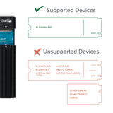 Plugable Technologies USB-C M.2 NVMe SSD Enclosure; Tool-Free & Driverless. USB 3 Type-C, including Thunderbolt and USB4, at 10Gbps. For M.2 NVMe SSDs 2230 to 2280 PCIe Gen 3 and 4. USB C and USB A cables included