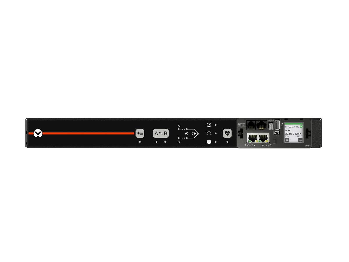Vertiv Geist ANS5M1R5-06S153-1ST5ST5A011-D power distribution unit (PDU) 6 AC outlet(s) 0U Black