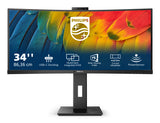 Philips 5000 series 34B1U5600CH/27 computer monitor 86.4 cm (34") 3440 x 1440 pixels Wide Quad HD LCD Black