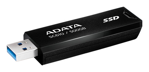 ADATA SC610 500 GB USB Type-A 3.2 Gen 2 (3.1 Gen 2) Black