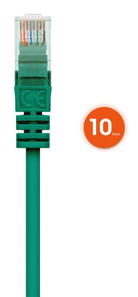 Intellinet 744225 networking cable Green 1.5 m Cat6 U/UTP (UTP)