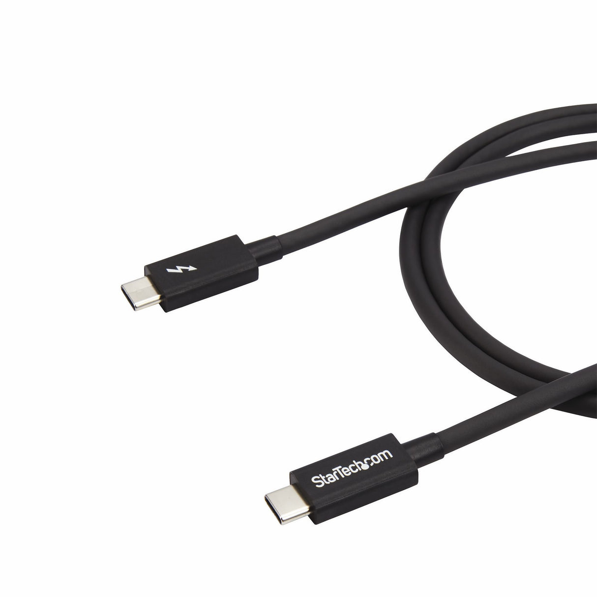 StarTech.com 3.3ft (1m) Thunderbolt 3 Cable, 20Gbps, 100W PD, 4K, Thunderbolt Certified, Compatible with Thunderbolt 4/USB 3.2/DisplayPort