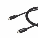 StarTech.com 3.3ft (1m) Thunderbolt 3 Cable, 20Gbps, 100W PD, 4K, Thunderbolt Certified, Compatible with Thunderbolt 4/USB 3.2/DisplayPort