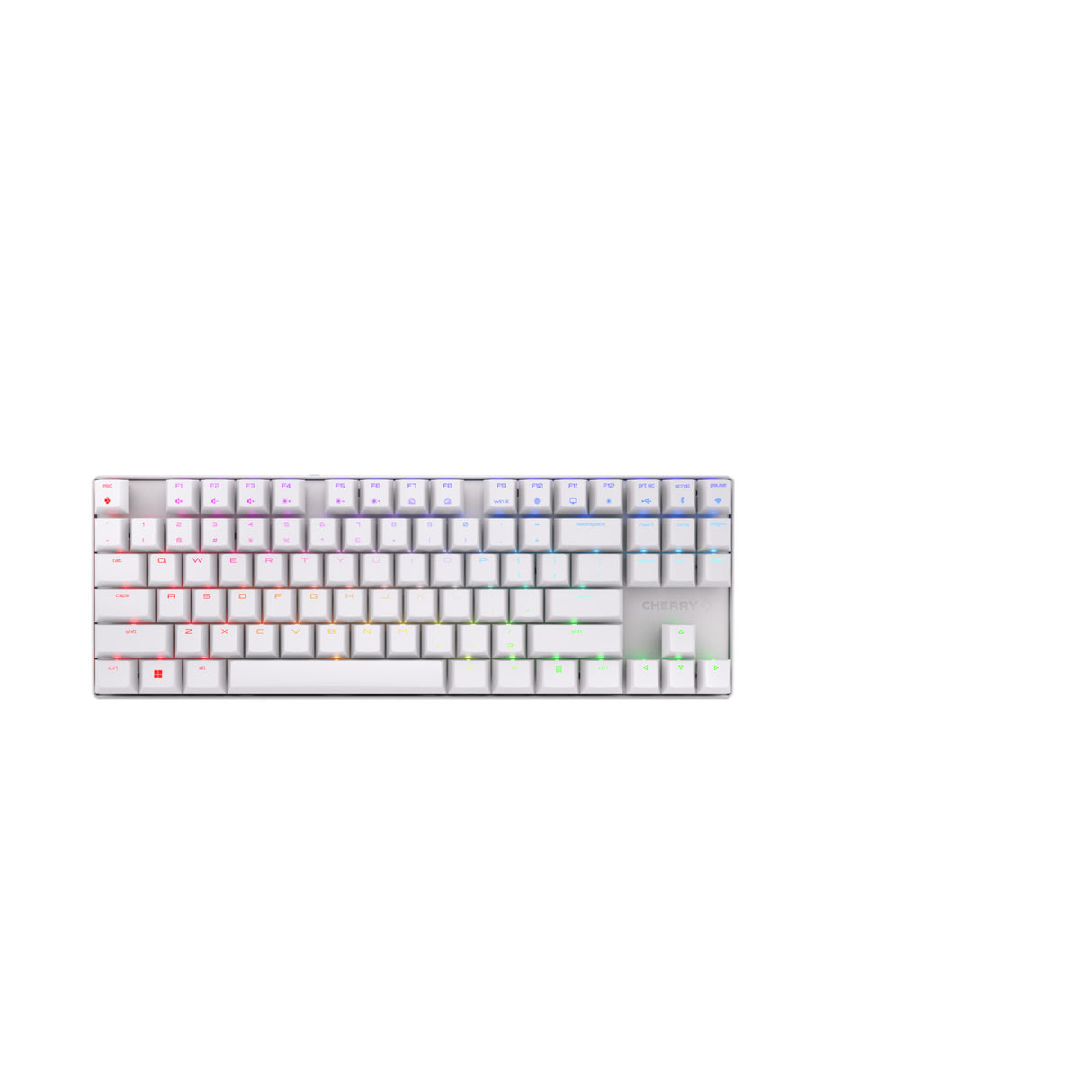 CHERRY MX 8.2 TKL Wireless RGB keyboard Gaming RF Wireless + Bluetooth QWERTY US English White