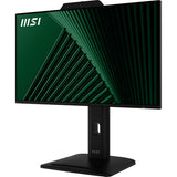 MSI Pro MP242PMG 23.8 Inch Monitor, FHD (1920 x 1080), 120Hz, IPS, 1ms, 1x HDMI 1.4b, 1x DP 1.2a, 1x D-Sub(VGA), 2xUSB 5Gbps Type-A, 1x USB 5Gbps Type-B, Built-in Speakers, Webcam, Anti-Glare, Anti-Flicker, Less Blue light, TÜV Certified, VESA...