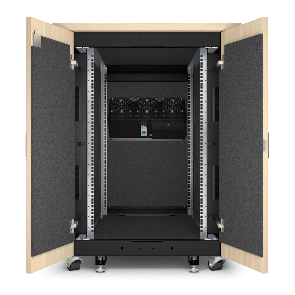 APC AR4017A rack cabinet 17U Freestanding rack Black, Maple colour