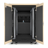 APC AR4017A rack cabinet 17U Freestanding rack Black, Maple colour