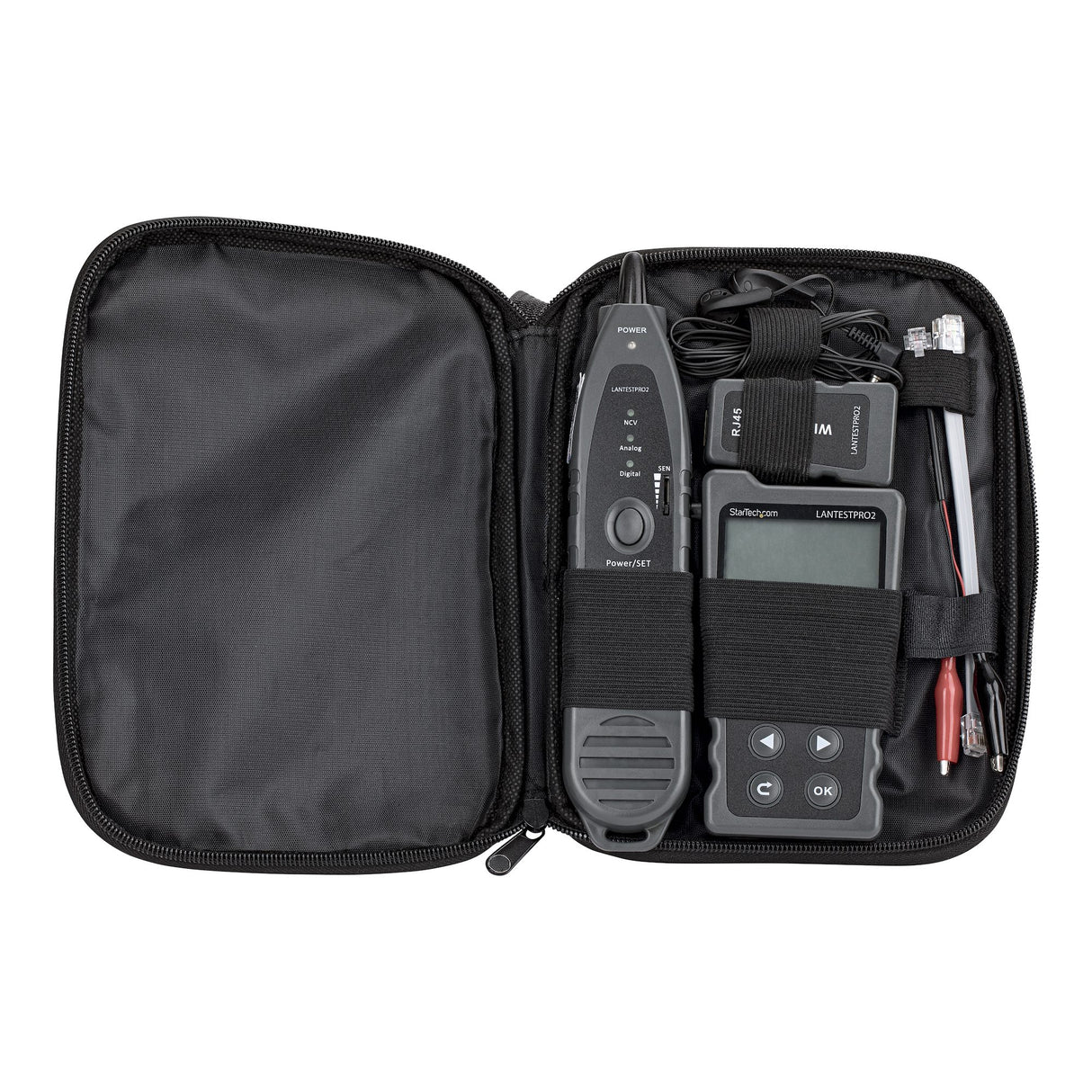 StarTech.com Network Cable Tester with Tone Probe Tool, Multi-Function RJ45 LAN Cable Tester for Continuity/PoE/NCV, Supports Cat5e/Cat6/Cat6a/Cat8 UTP/STP Ethernet Cables