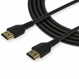 StarTech.com 5ft (1.5m) Slim HDMI Cable, Flexible Premium Certified HDMI 2.0 Cord with Ethernet, UHD 4K 60Hz HDR10, Durable Aramid Fiber Design with TPE Jacket