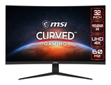 MSI Optix G321CU computer monitor 80 cm (31.5") 3840 x 2160 pixels 4K Ultra HD Black