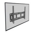 Mount-It! TV Mount Heavy Duty Super Strength Up to 80 In up to 175 lbs Tilt Integrated Level High Strength Steel Openings for Cable Management - Black