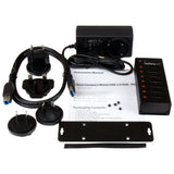 StarTech.com 7-Port USB 3.0 Hub (5Gbps) - Desktop or Wall-Mountable Metal Enclosure