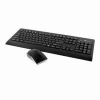 Klipxtreme Keyboard & Mouse Combo Kit Wireless Set 2.4Ghz Water Resistant Design PC