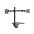 Klipxtreme Dual Monitor Mount Desktop Stand Up to 32in Full Motion Tilt Swivel and Rotation VESA - Black
