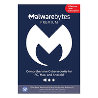 Malwarebytes Premium 10-Device 1-Year BIL PC/MAC/Android/iOS