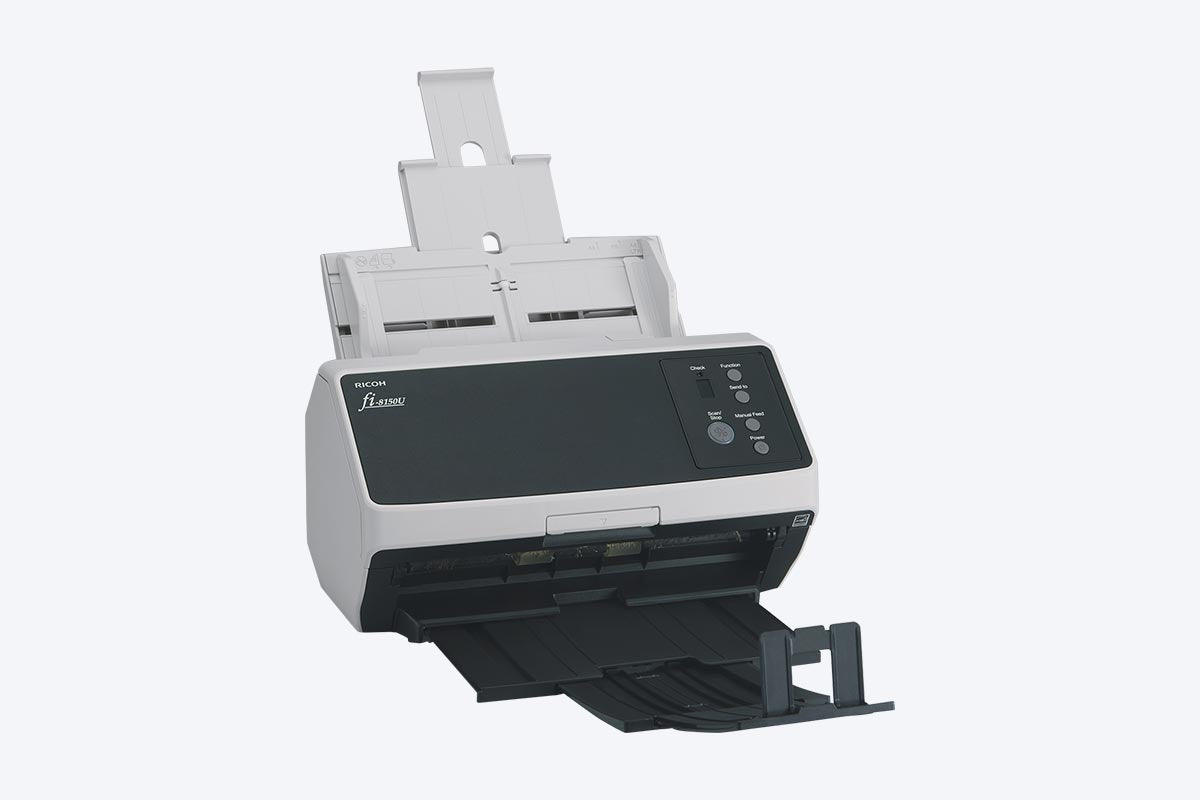 Ricoh FI-8150U ADF + Manual feed scanner 600 x 600 DPI A4 Black, White