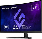 Viewsonic 32" Curved Gaming Monitor computer monitor 81.3 cm (32") 2560 x 1440 pixels Quad HD LCD Black