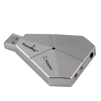 HamiltonBuhl USB Headphone Adapter - 3.5mm / Dual 3.5mm / TRRS to USB