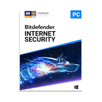 Bitdefender Internet Security 3-Device 1-Year ESD (DOWNLOAD CODE) with VPN 200MB/Day PC