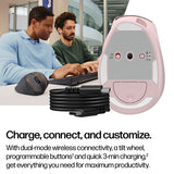 HP Tilt Ergonomic Pink Mouse 720M