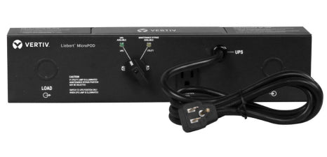 Vertiv MP2-115A power distribution unit (PDU) 8 AC outlet(s) 2U Black
