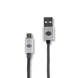 Harley Davidson Charge & Sync Micro USB Cable Short 6inch