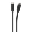 Scosche Charge & Sync USB-C to USB-C Cable 3.1 3ft 10Gbps StrikeLINE Black