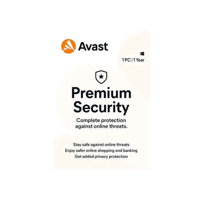 Avast Premium Security 1-Device 1-Year ESD (DOWNLOAD CODE) PC