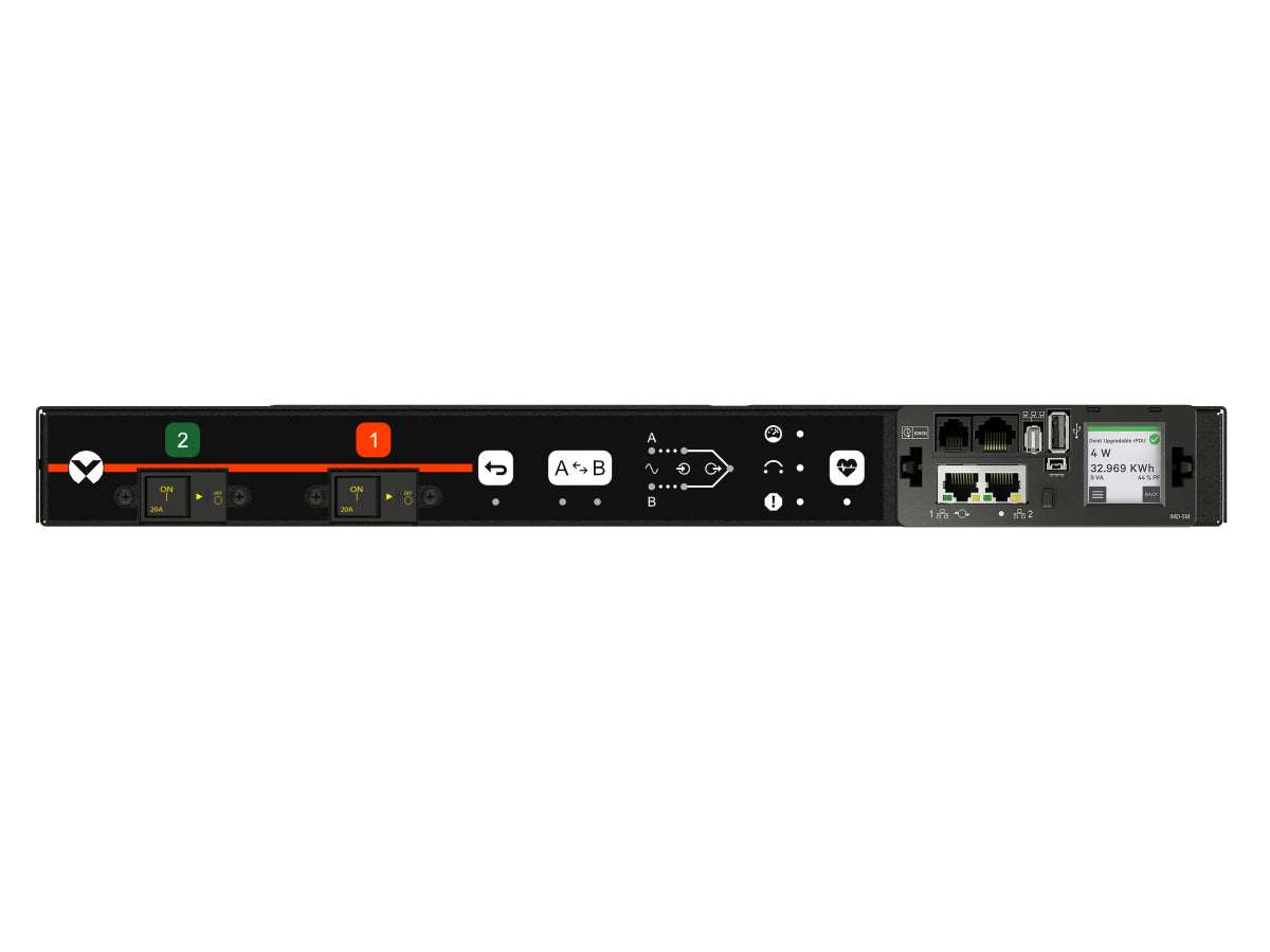 Vertiv Geist ANU5M1R6-06CF18-3TL6TL6A011-D power distribution unit (PDU) 6 AC outlet(s) 0U Black