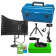 HamiltonBuhl Media Production Studio Kit Deluxe Contains PCAST4 WEBCAM HDV17BK HDV17-MIC TPOD20 Green Screen fabric Software for both the GRN-Kit and ANI-Kit