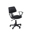 Xtech Office Chair Cloth Modern & Ergonomic Style with Wheels Tilt 17° & Height Adjustment with Armrests - Black