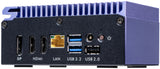 Shuttle Edge PC SPCEL12 , Intel Celeron J6412 , 2x HDMI, 1x DP, 2x 2.5G LAN, 1x DDR4, 1x Micro SD card reader, 1x Nano SIM slot, 3x USB, 2x M.2 (SATA), 12-20V, fanless, 24/7, incl. VESA mount