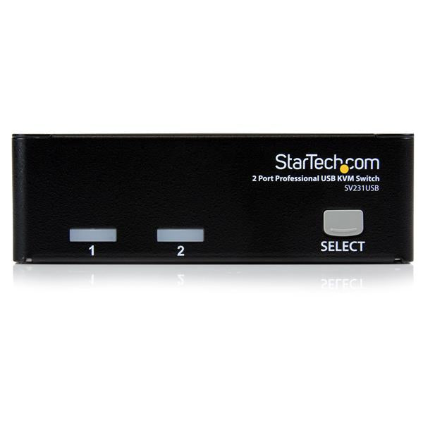 StarTech.com 2 Port Professional USB KVM Switch Kit with Cables - TAA