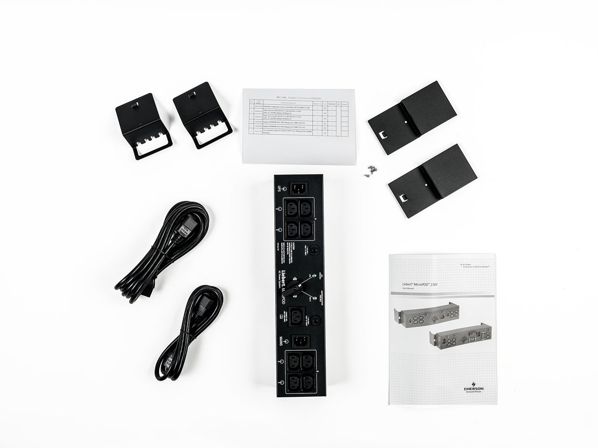 Vertiv Liebert MP2-210K power distribution unit (PDU) 4 AC outlet(s) 2U Black