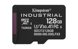 Kingston Technology 128GB microSDXC Industrial C10 A1 pSLC Card + SD Adapter