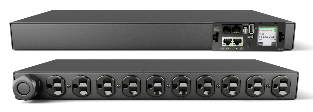 Vertiv Geist MN05M1R0-10D203-2ST5A0H10-S power distribution unit (PDU) 10 AC outlet(s) 0U Black