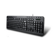 Adesso Keyboard Wired Multimedia Spill-Resistant - Black