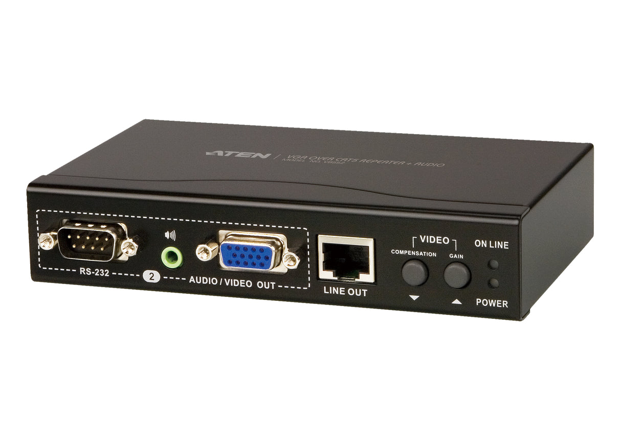 ATEN VB552 AV extender AV repeater Black