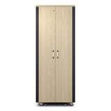 APC AR4038LA rack cabinet 38U Freestanding rack Black, Maple colour