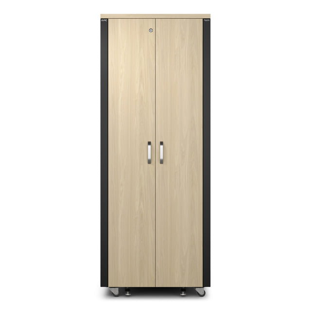 APC AR4038LA rack cabinet 38U Freestanding rack Black, Maple colour