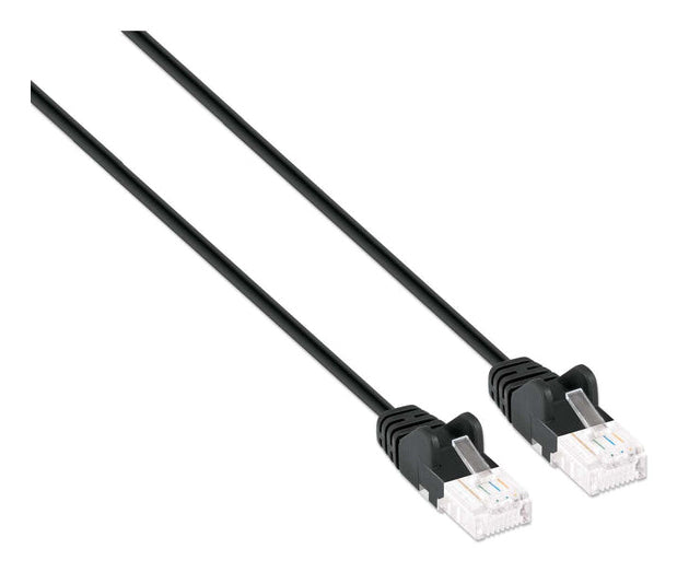 Intellinet 745758 networking cable Black 0.15 m Cat6a U/UTP (UTP)