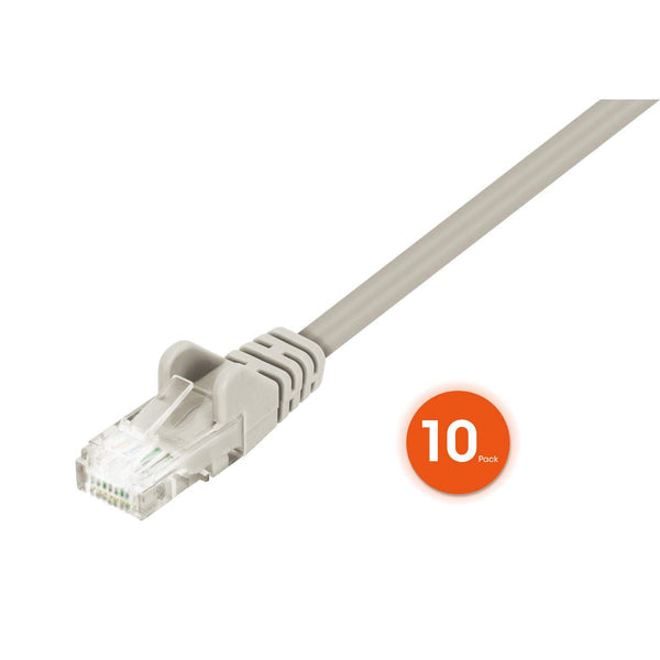 Intellinet 744683 networking cable Grey 1 m Cat6 U/UTP (UTP)